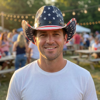 LibertyBrim – American Flag Cowboy Hat