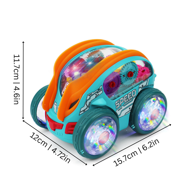 GearBlaze – LED Gear-Powered Car
