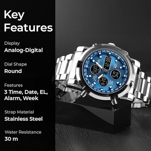 Maverick Military Watch | Analog-Digital, Waterproof, 48mm Dial for Men 15