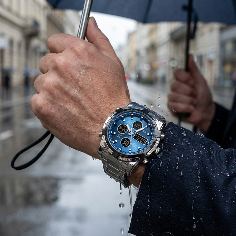 Maverick Military Watch | Analog-Digital, Waterproof, 48mm Dial for Men 3