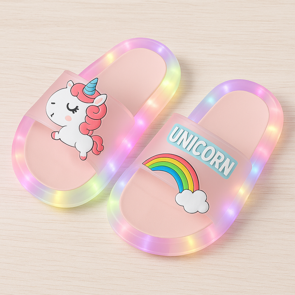 MagicSteps – LED Unicorn Slippers for Kids
