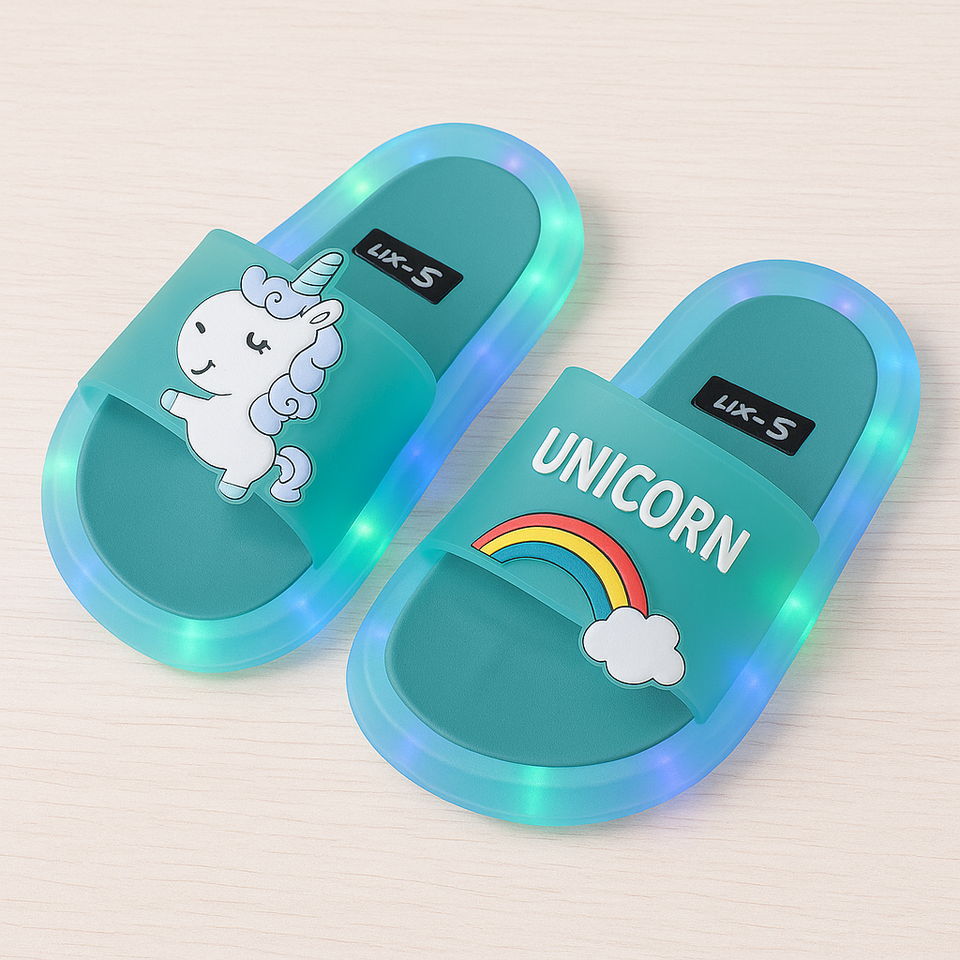 MagicSteps – LED Unicorn Slippers for Kids