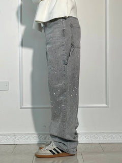 NovaDenim - Balloon Fit Sparkle Jeans – Statement Streetwear