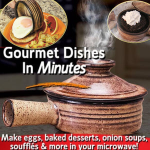 Microwave Ceramic Cooker With Gourmet Recipes Marnetic