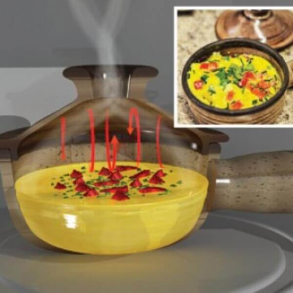 Microwave Ceramic Cooker With Gourmet Recipes Marnetic