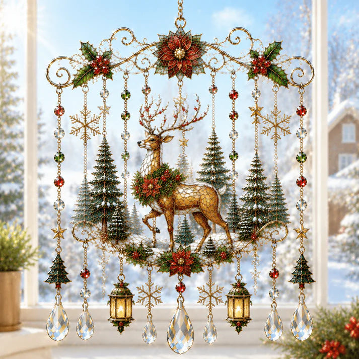FestivaGlow – Christmas Crystal Wind Chime