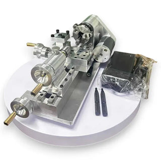 MetalForge – Precision 80W Mini Benchtop Metal Lathe