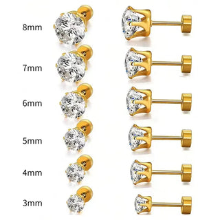 AuroraGem – Sparkling Moissanite Earrings