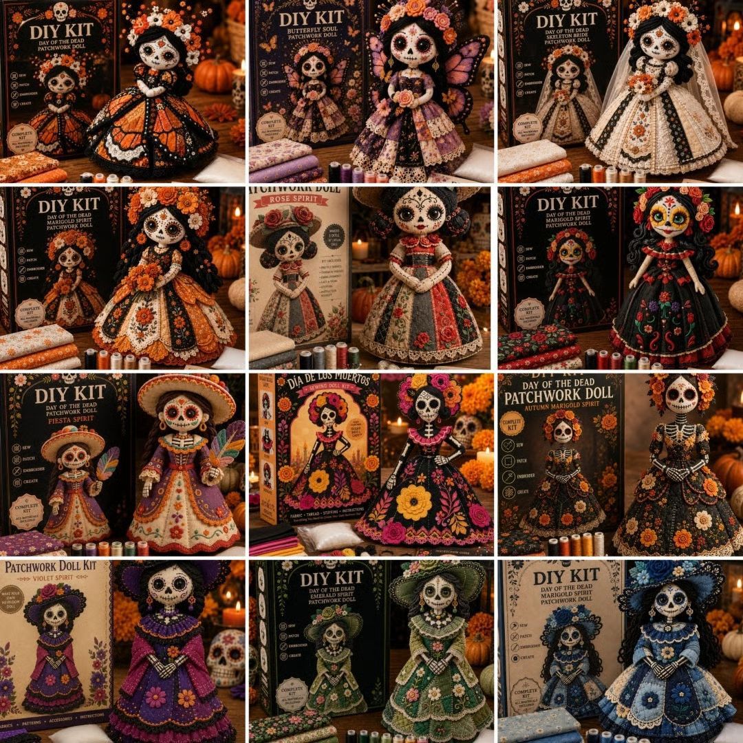 CatrinaCraft – Day of the Dead DIY Doll Kit