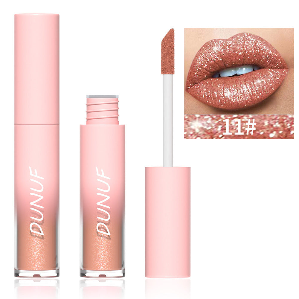 Dunuf – 18 Shades Sparkle Lip Gloss Collection