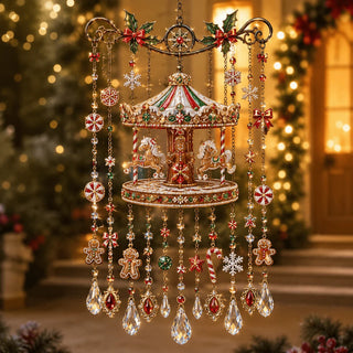 FestivaGlow – Christmas Crystal Wind Chime