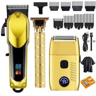 BarberEdge – Cordless Precision Hair & Beard Trimmer Set