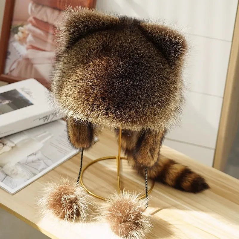 WildFur - Imitation Raccoon Hat