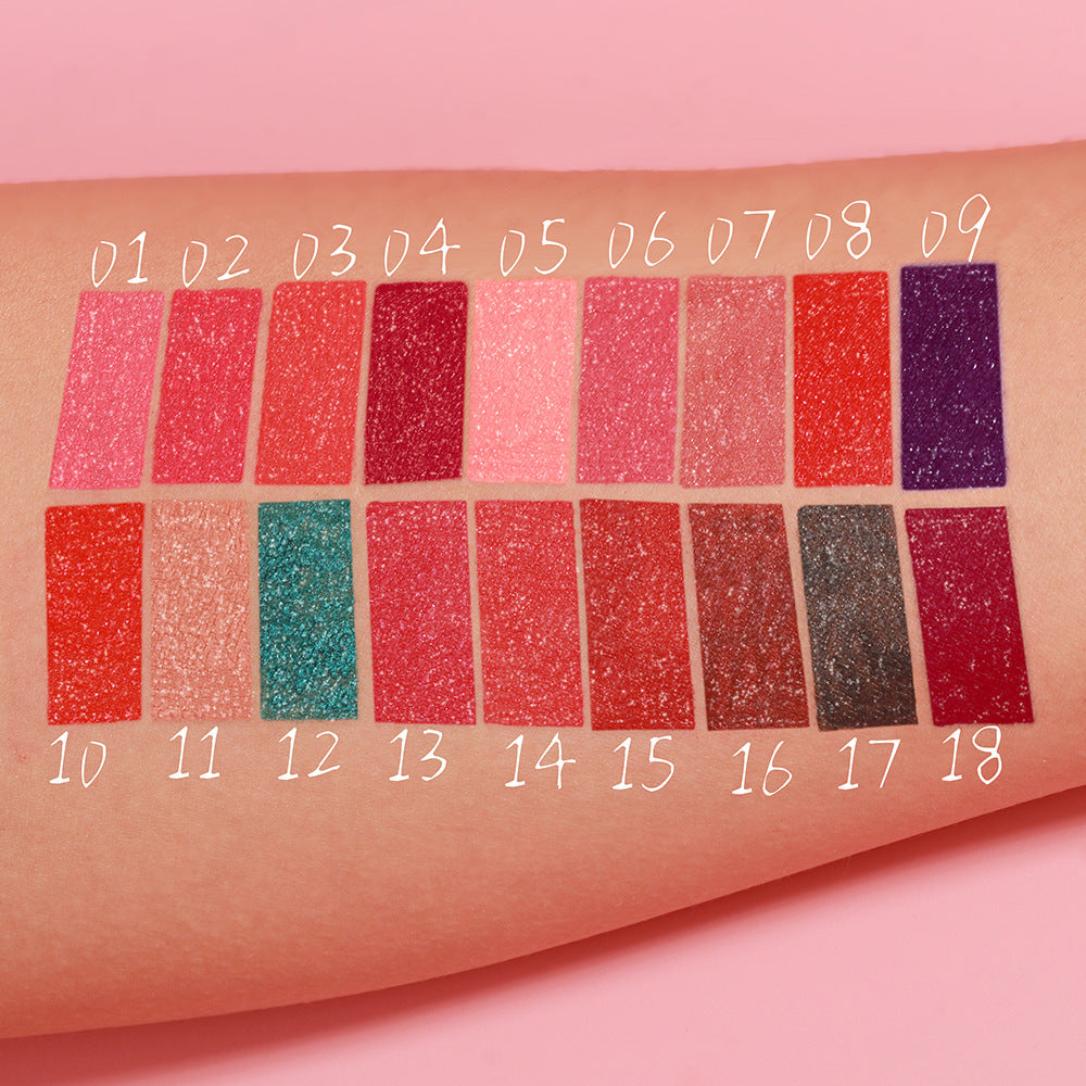 Dunuf – 18 Shades Sparkle Lip Gloss Collection
