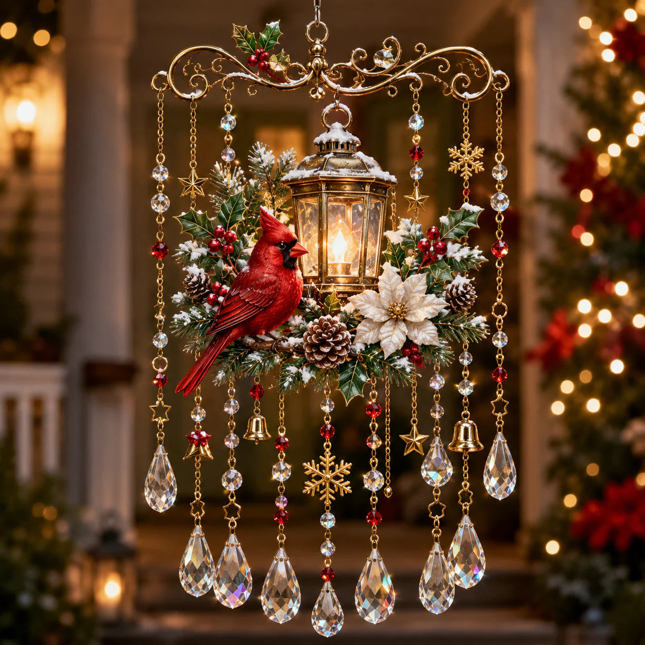 FestivaGlow – Christmas Crystal Wind Chime