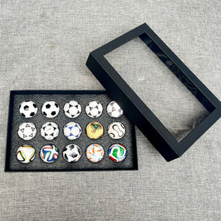 2026 World Cup Football 15 Replica Soccer Balls Collection Ornament Set