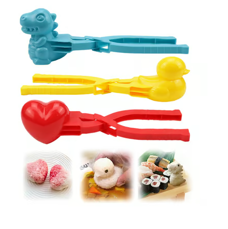 KawaiiBite - Cute Sushi & Onigiri Mold Set