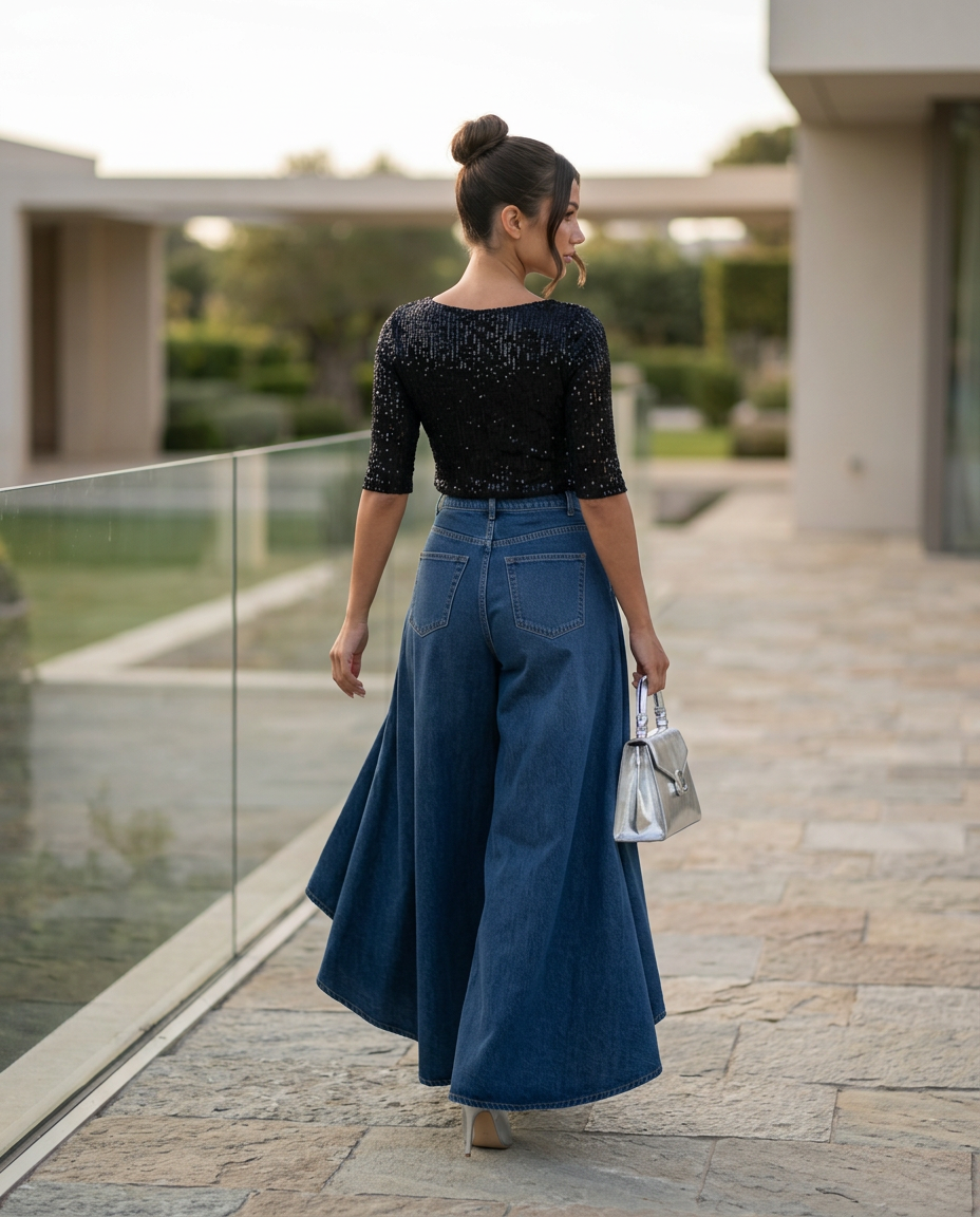 UrbanLuxe - Sophisticated Wide-Leg Pants