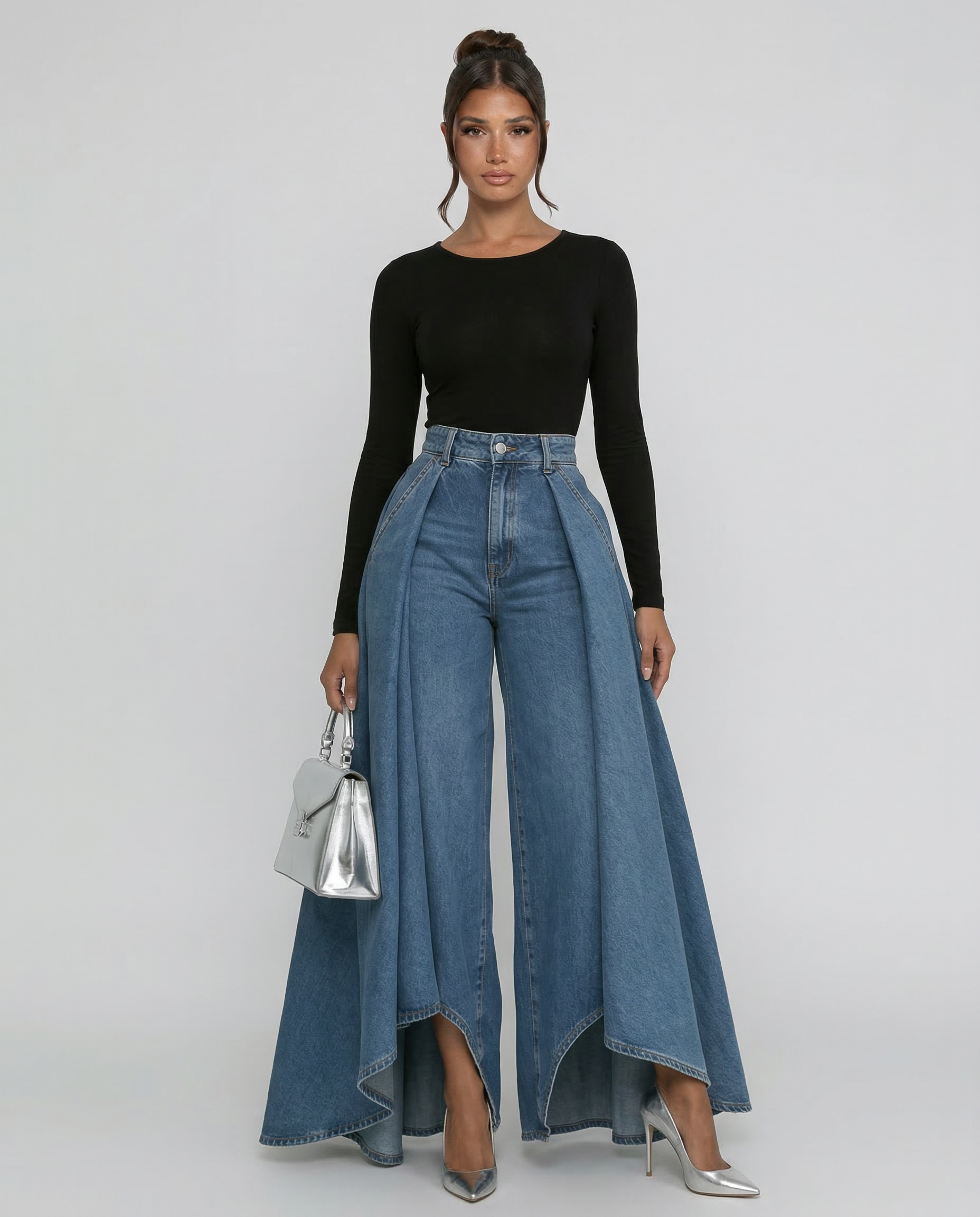 UrbanLuxe - Sophisticated Wide-Leg Pants