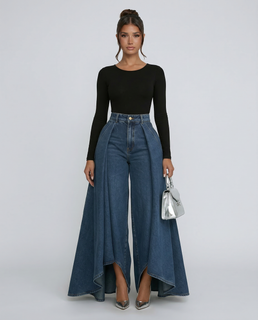 UrbanLuxe - Sophisticated Wide-Leg Pants