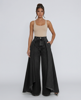 UrbanLuxe - Sophisticated Wide-Leg Pants