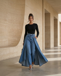 UrbanLuxe - Sophisticated Wide-Leg Pants