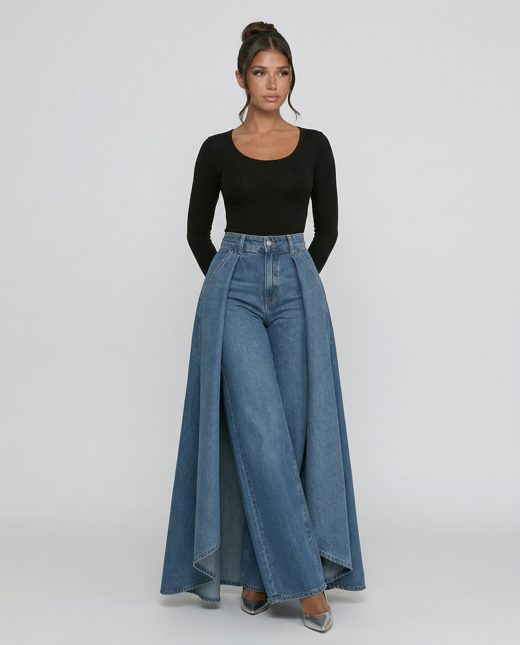 UrbanLuxe - Sophisticated Wide-Leg Pants