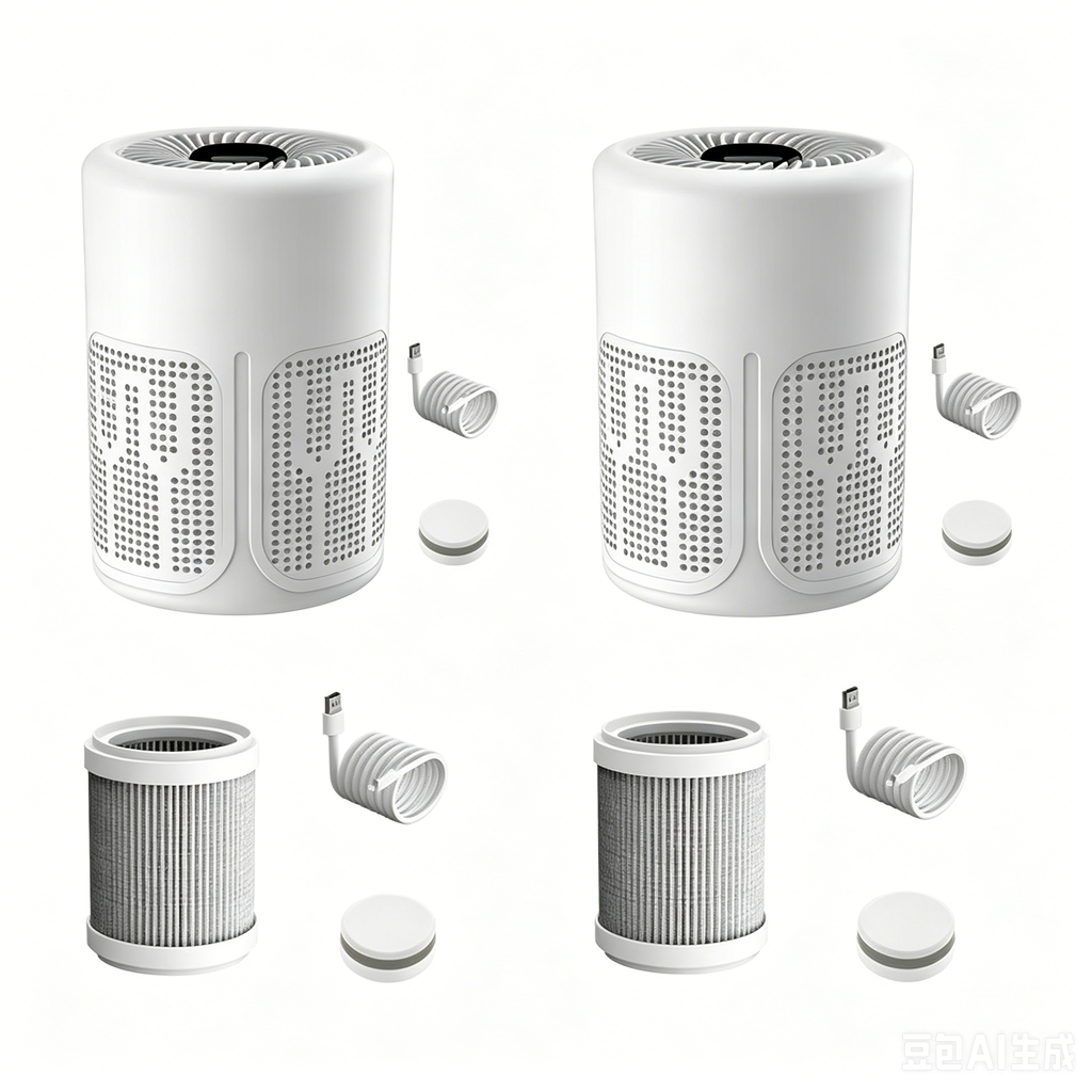 PureBreathe - Smart Air Purifier with Filter & Aromatherapy Tablets