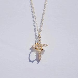 DivineGrace – Cross and Crown Pendant