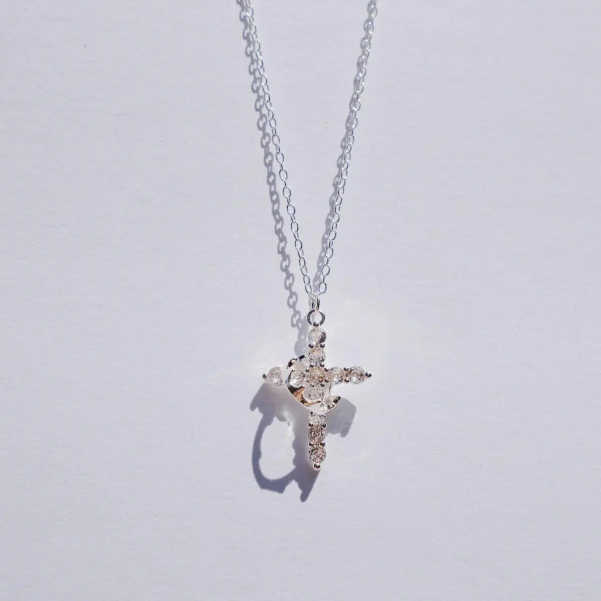 DivineGrace – Cross and Crown Pendant