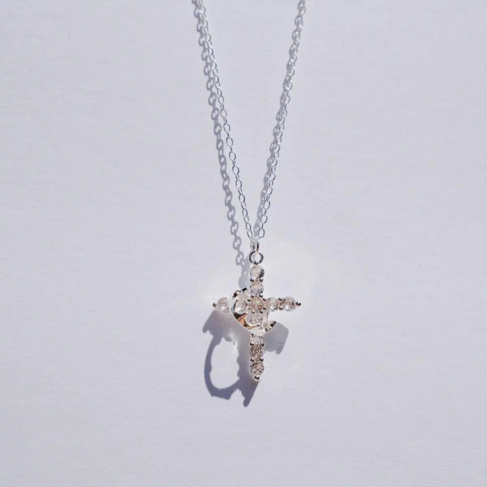 DivineGrace – Cross and Crown Pendant