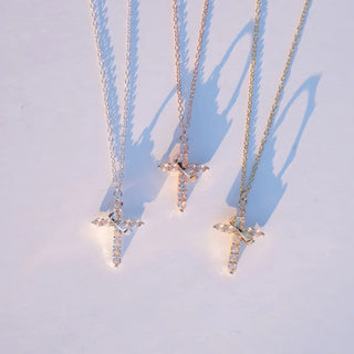 DivineGrace – Cross and Crown Pendant