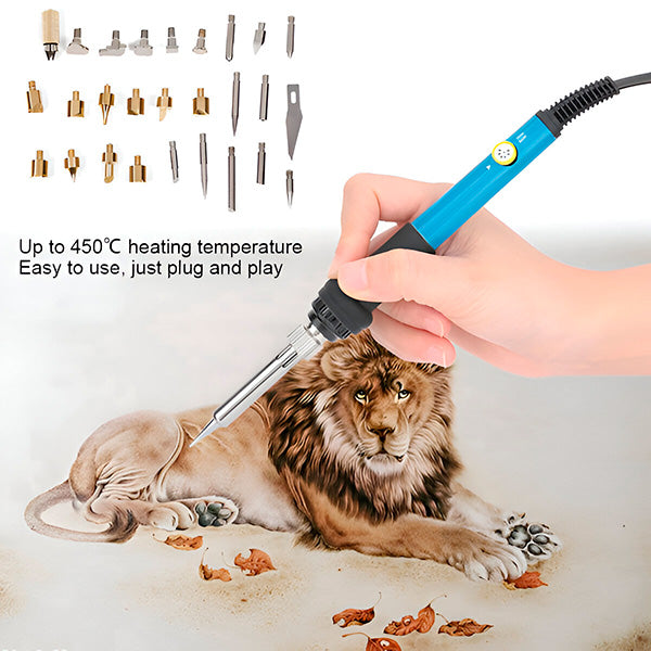 FlameForge – Precision Wood Pyrography Tool Kit