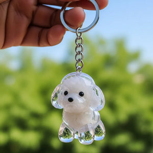 PawMemento – Dog Hair Keepsake Keychain Charm