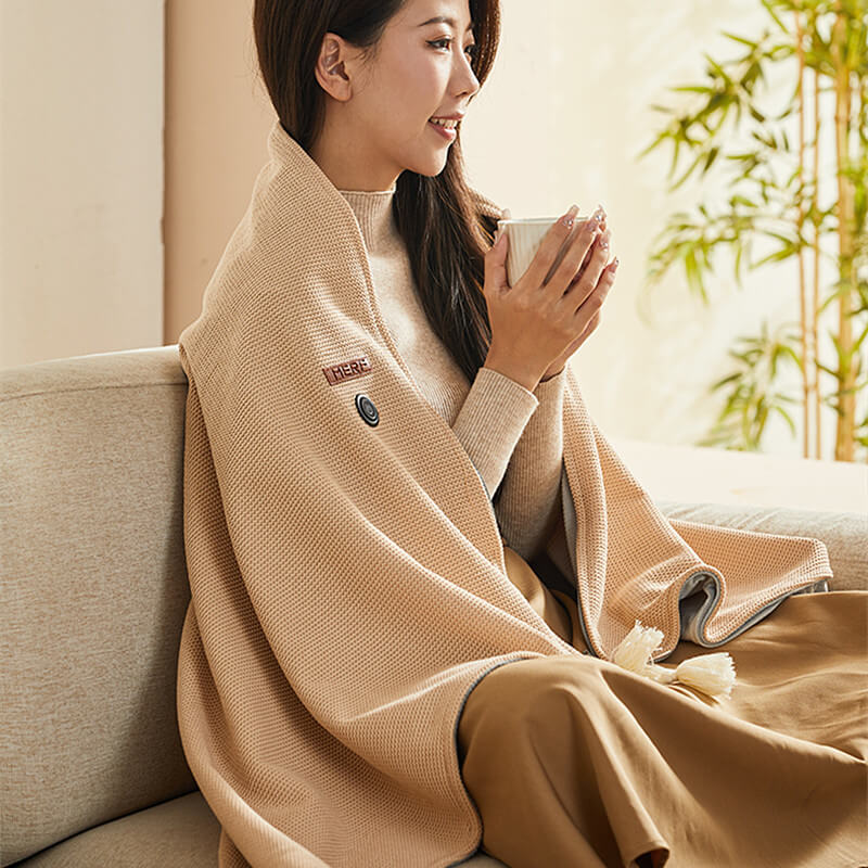 WarmWrap - Portable Heated Blanket Shawl