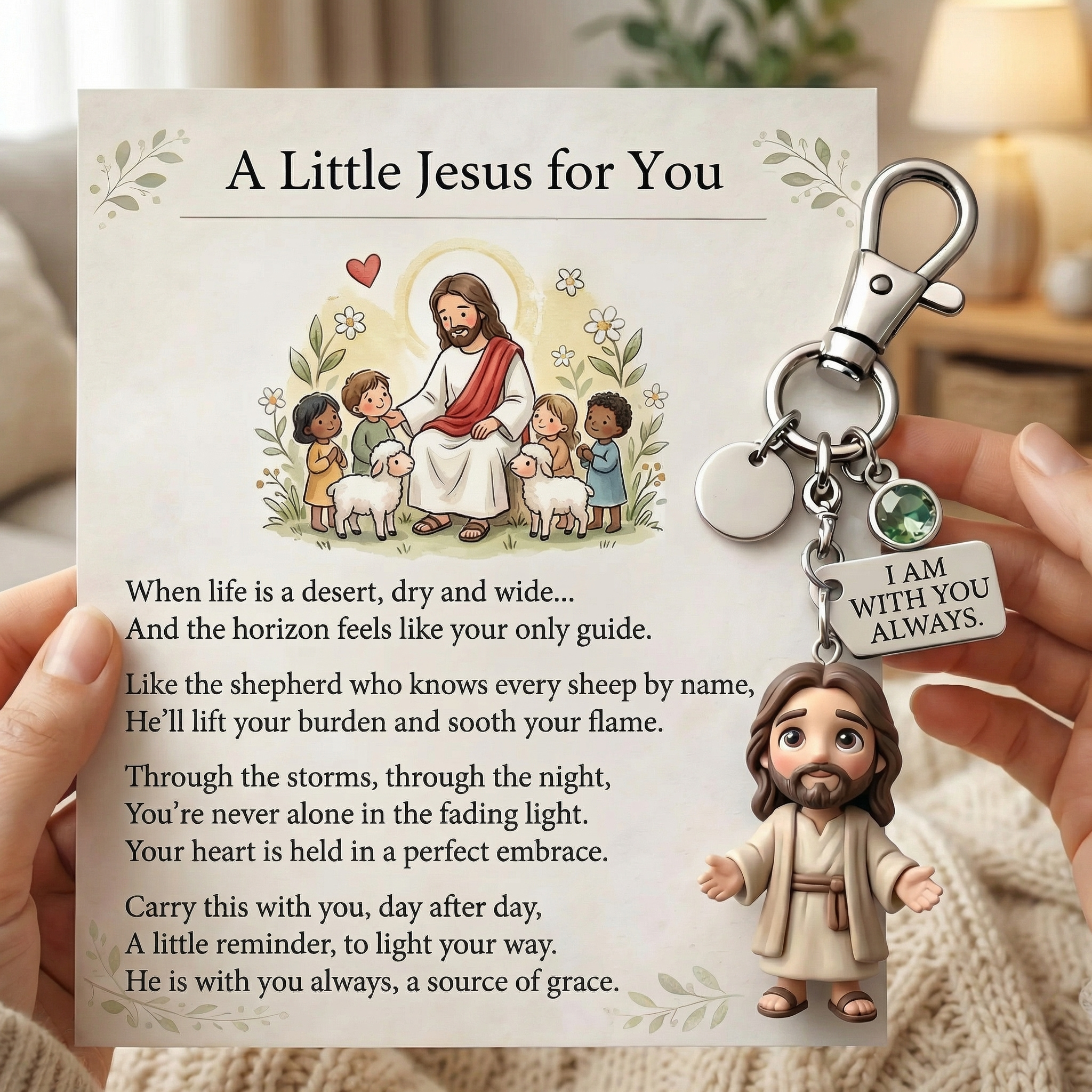 GraceKeep – Inspirational Jesus Pocket Reminder Gift Set