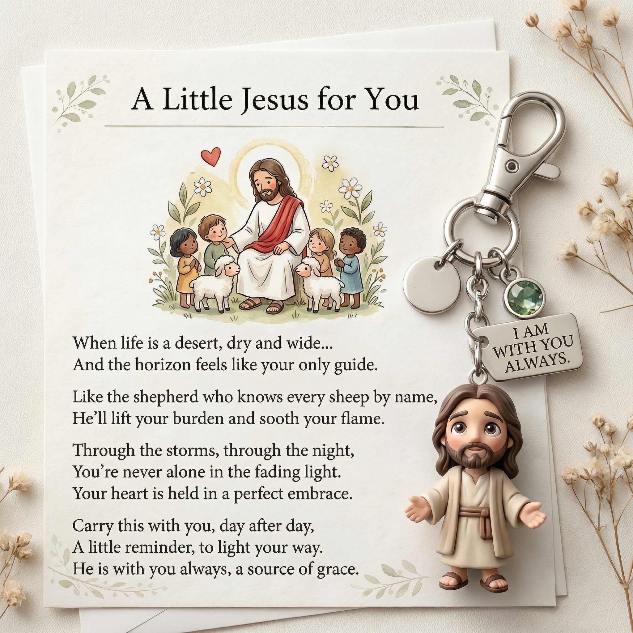 GraceKeep – Inspirational Jesus Pocket Reminder Gift Set