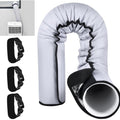 Light gray pipe cover *1 + rubber band *3