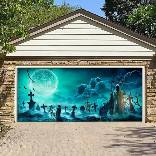 Halloween Garage Door Decoration marnetic