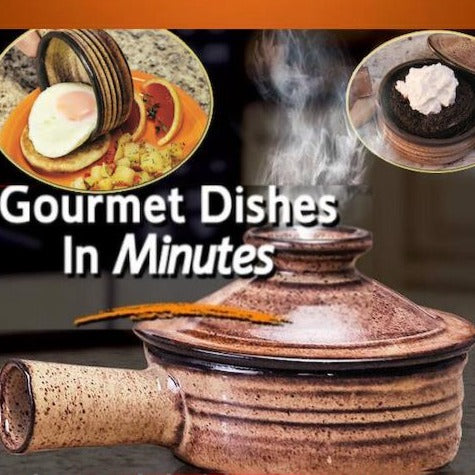 Microwave Ceramic Cooker With Gourmet Recipes Marnetic