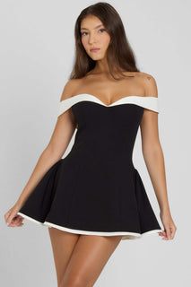 CurveChic – Backless Mini Evening Dress