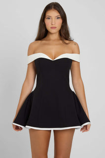 CurveChic – Backless Mini Evening Dress