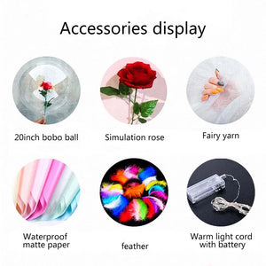 GlowRose – LED Fantasy Balloon Bouquet