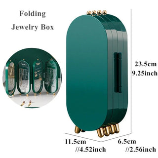 CrystalKeep - Jewelry Storage Case with Mirror