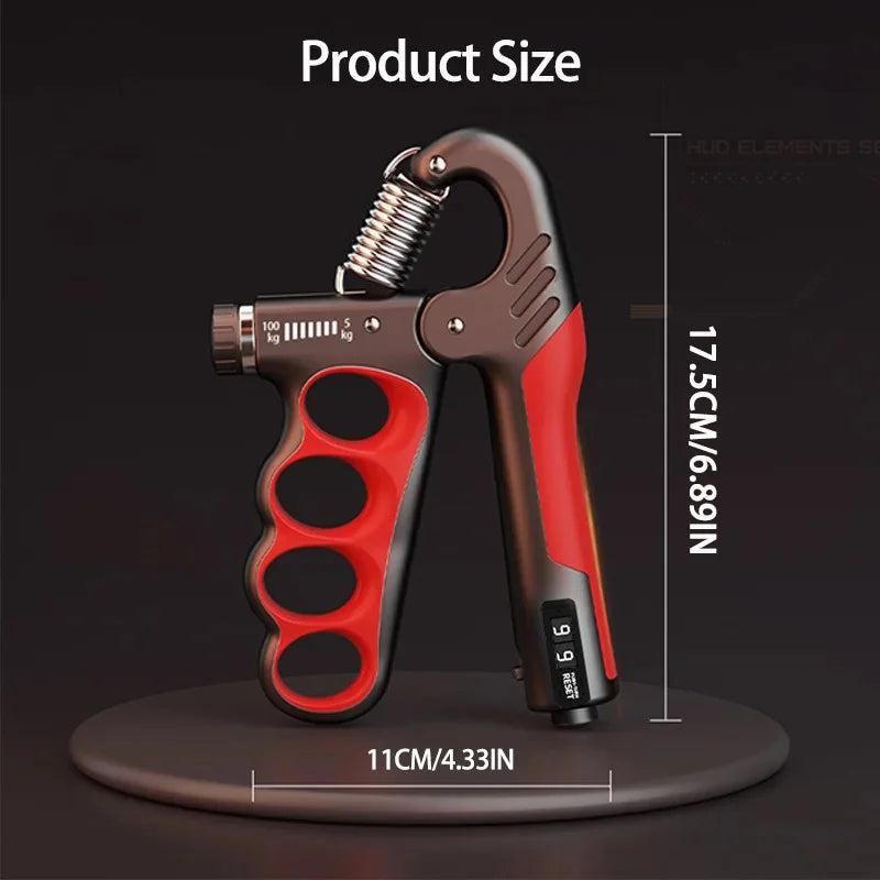 SteelFlex™ Adjustable Grip Trainer – 11–220 lbs Hand Strength Builder