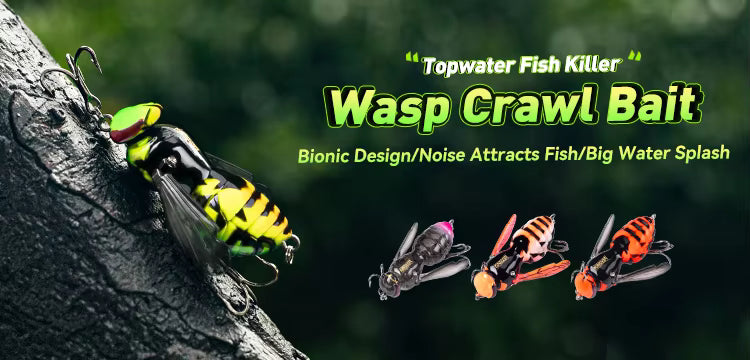 StrikeBug – Bionic Wasp Topwater Fishing Lure