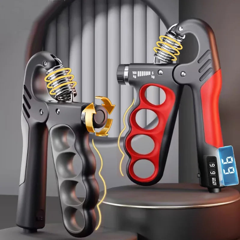 SteelFlex™ Adjustable Grip Trainer – 11–220 lbs Hand Strength Builder
