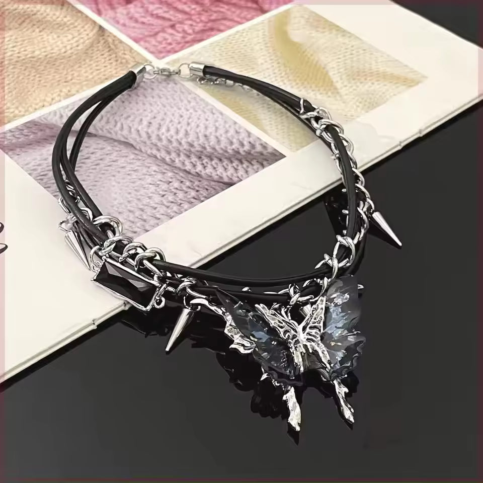 WhisperFly - Dainty Butterfly Choker