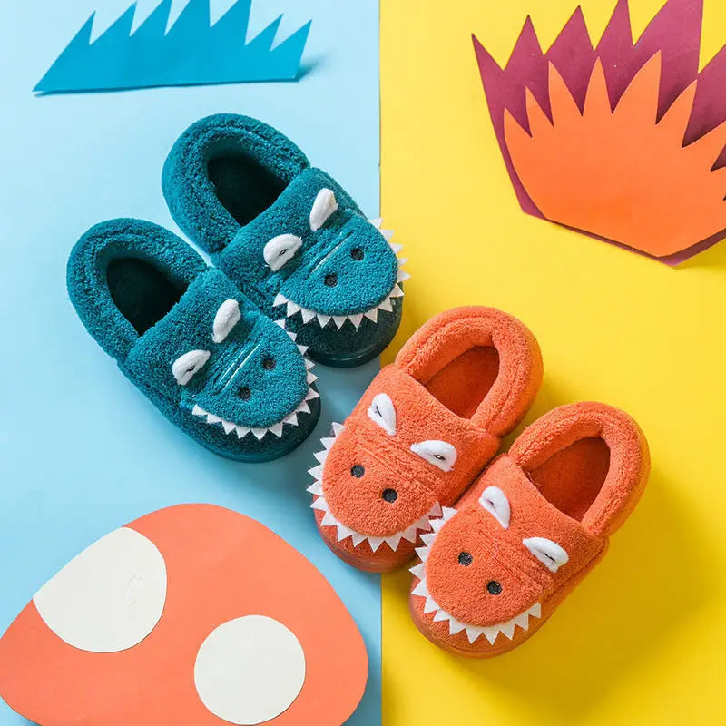 DinoToes – Soft Cartoon Slippers for Kids