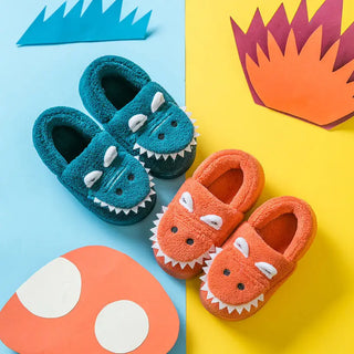 DinoToes – Soft Cartoon Slippers for Kids